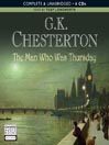 The Man Who Was Thursday